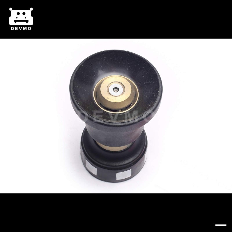 DEVMO Garden Hose Water Nozzle Pressure Sprayer Deluxe Solid Brass Fire Fireman Style Hose Nozzle Heavy Duty - Image 4